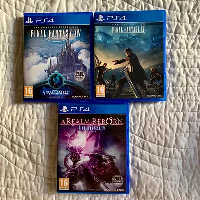 FINAL FANTASY XIV, FINAL FANTASY XV, FINAL FANTASY A REALM REBORN.