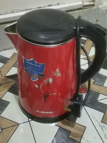 Elegant Electric Kettle in Red