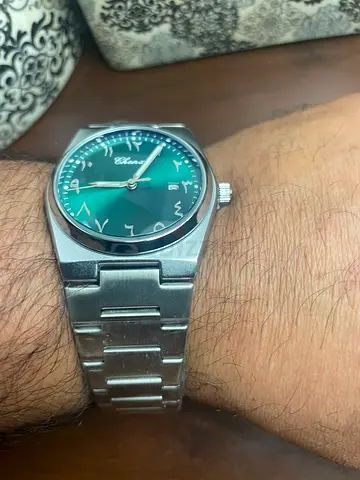 Stylish Green Dial, Arabic numerals- Men’s Watch