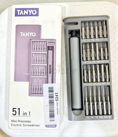 For Sale TANYO Mini Electric Screwdriver, 51 in 1 Precision Screwdriver Set Rechargeable