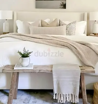Beautiful white colour 180*200 king size Bed