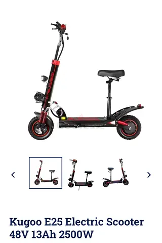 Kugoo E25 Powerful Electric Scooter for Urban Commuting