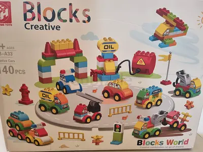 Big Building Blocks Set - 140 Pcs