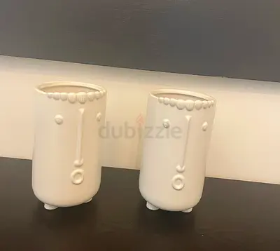 Unique Decorative Face Vases