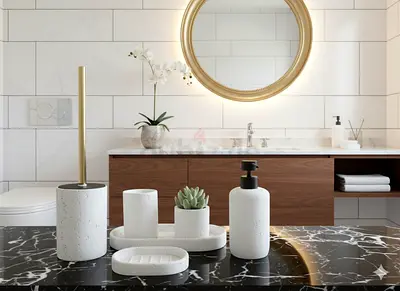Elegant Bathroom Accessories Set for a Modern Touch