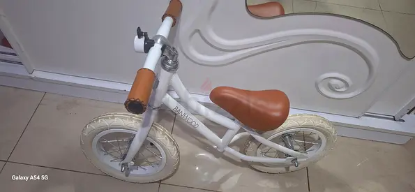 Stylish White Baby Balance Bike