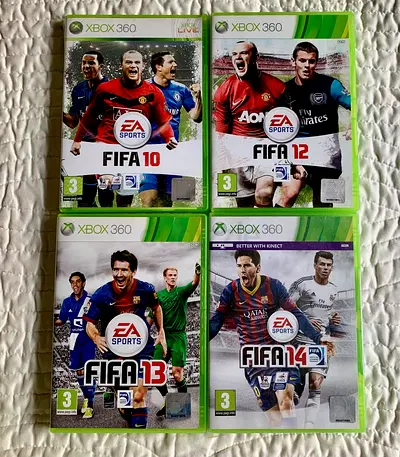 FIFA 10, FIFA 12, FIFA 13, FIFA 14 For Xbox 360