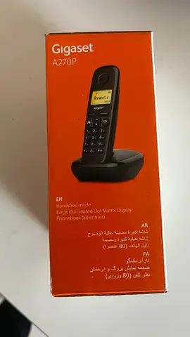 Gigaset A270P Cordless Phone - Reliable and User-Friendly