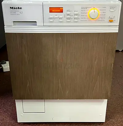 Miele latest model built-in washing machine dual fuel