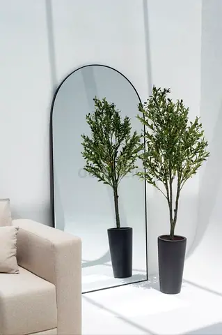 Black Arch Full Length Leaning Mirror