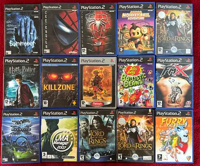 Ps2 games 75 dhs