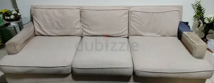 Comfortable and Spacious 3-Seater Sofa
