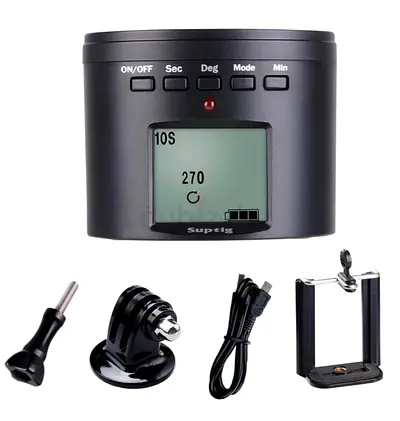 Suptig Camera Mount Tripod, Compact And Portable Electric Camera Stand, Three Sixty Degree Camera