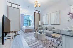 Stylish Studio in JVC | Pool &amp; Gym Access | Fully Equipped