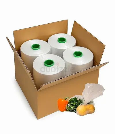 4 PIECES High-Quality Food Packaging Film Rolls BOX