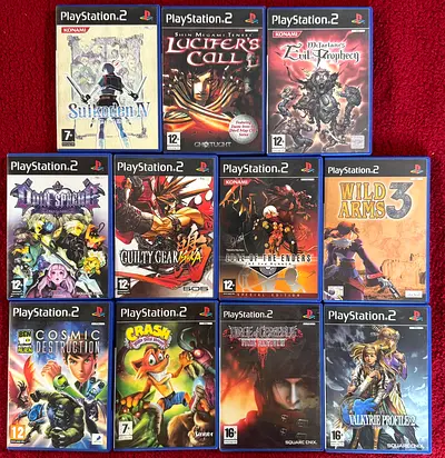 Ps2 games 120 dhs