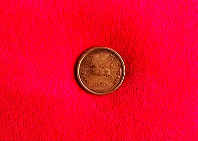 1950 Year Rare vintage Indian coin 1 Pice