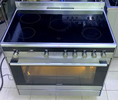 Siemens iq700 electric ceramic 5 hobs cooking range oven dual fan stove 90x60