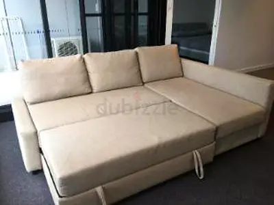 Beige colours sofa bed brand Ikea
