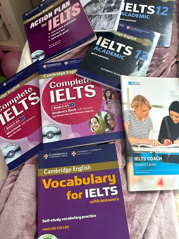 A full set Collection of IELTS Preparation exam education Books