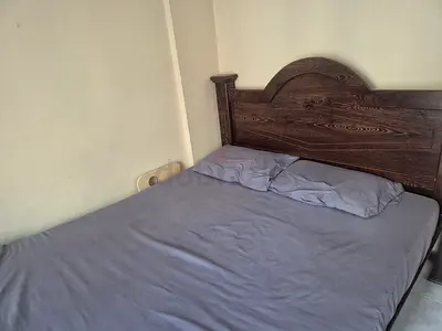 Sturdy Wooden Bed Frame without the mattress