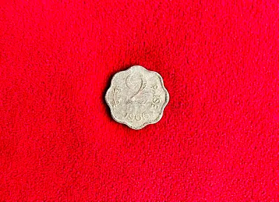 1966 Year rare vintage Indian coin 2 paise