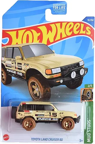 Hot Wheels Toyota Land Cruiser 80, Mud Studs