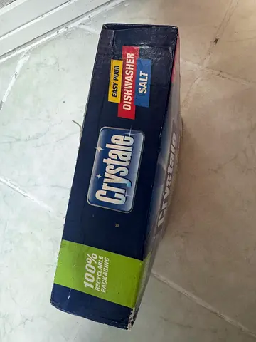 Crisp and Clean: Crystal Clear Dishwasher Salt