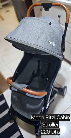 Moon Ritzi Cabin Stroller - Excellent Condition for 220 Dhs!