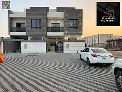 Villa with all registration and ownership fees included, ready to move in, in one of Ajman's mos