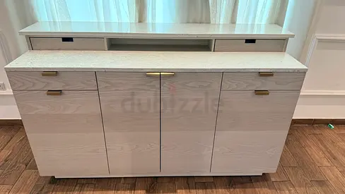 West Elm - Delphine Bar / Marble Counter (Brand New)