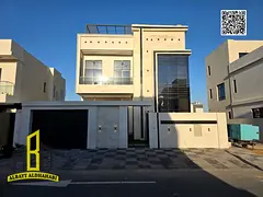 **Luxury Villa for Sale in Al Zahya – Ajman | 5 Bedrooms with Roof | Registration &amp; Ownership 