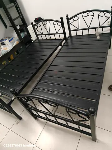 Stylish and Sturdy Black Metal Bed Frame