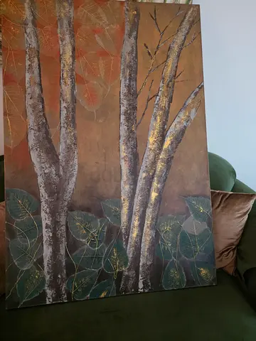 Elegant Abstract Wall Art with Natural Motifs