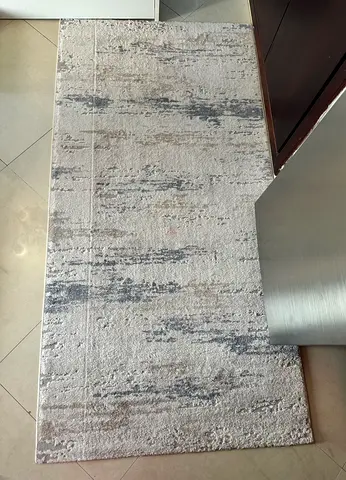 RUG 100 X 200 BEIGE/BLUE COLOR CARPET MAT FLOOR COVERING