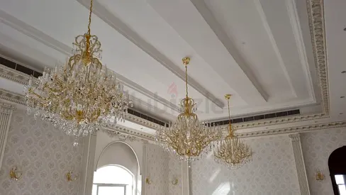 Maria Theresa Chandelier 150 cm x 150 cm Gold plated with Asfour Crystal