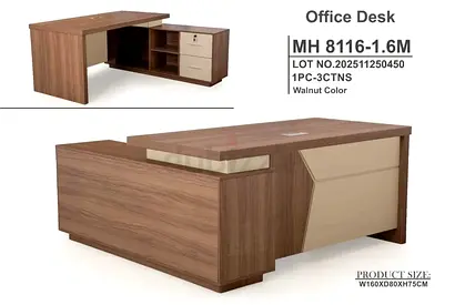 Brand new L shape Executive Office wooden Table For Manager Available