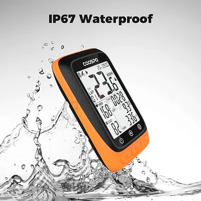 COOSPO BC107 Wireless GPS Bike Computer Bluetooth 5.0 Ant+ Speed Meter Bike Odometer,