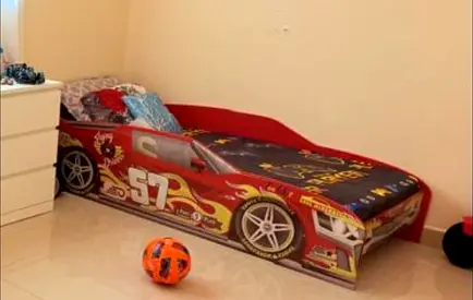 Cute Race Car Bed for Kids
