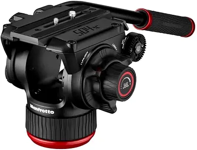 Manfrotto 504X Fluid Video Head With Aluminum Tripod brand new