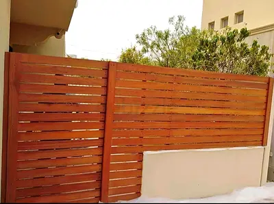Wood fences