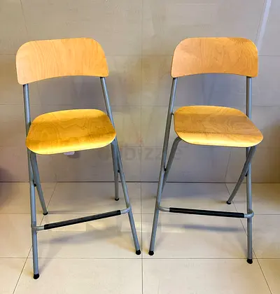 Stylish Foldable Bar Stools set