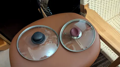 Set of Glass Cookware Lids