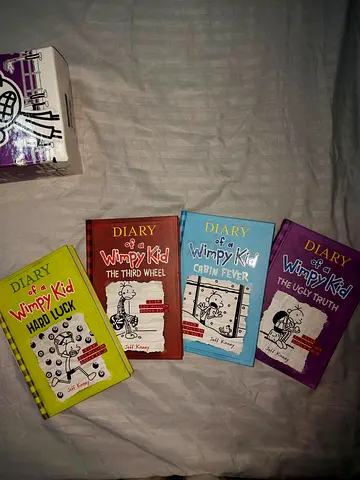The Diary of Wimpy kid collection of 4