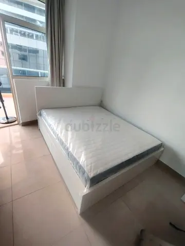 IKEA Malam queen size bed 160/200cm bed with 2 storage drawers underneath  and Ikea mattress