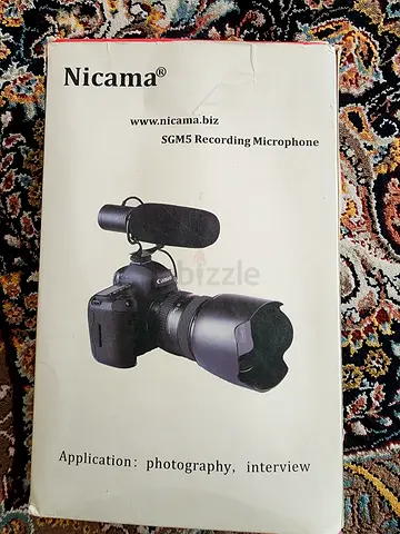 Nicama SGM5 Cardioid Condenser Interview Microphone for DSLR Camera Nikon Canon Sony