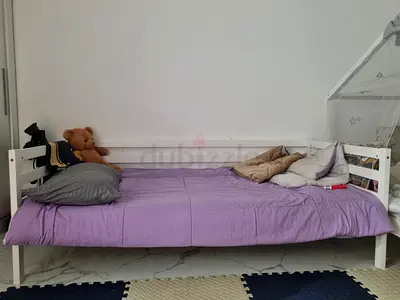 Cozy kids bed with mattress