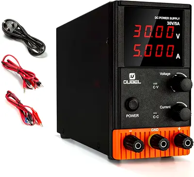 DC Power Supply, OUBEL Variable Lab Bench Power Supply (30V/5A),Adjustable Switching Regulated Power