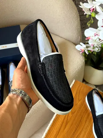 Dior Black Slip-On Shoes