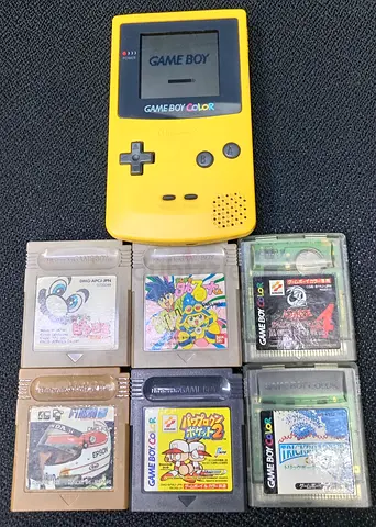 Vintage Game Boy Color with Classic Games Collection +6 original game
